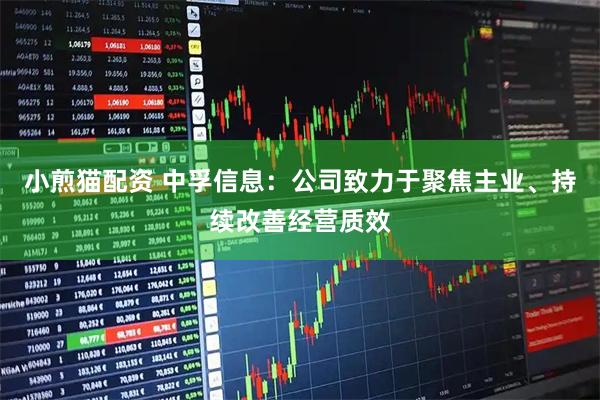 小煎猫配资 中孚信息：公司致力于聚焦主业、持续改善经营质效